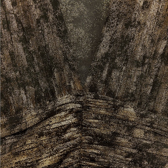 Zara limited edition Ruffled foil mini dress - Picture 5 of 5